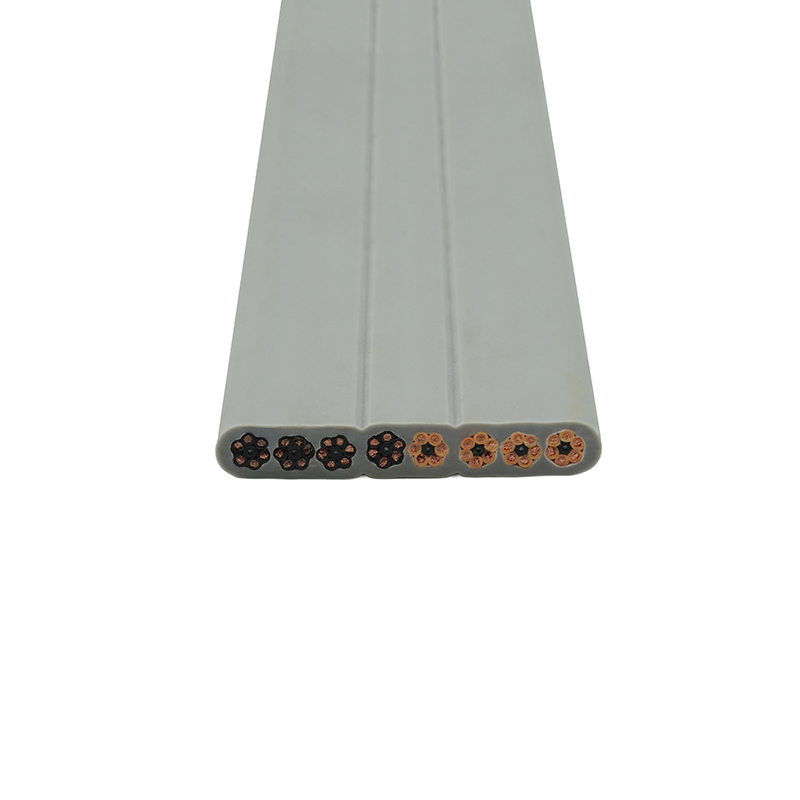 کابل مسطح آسانسور غلاف پی وی سی پی وی سی با هسته مسی