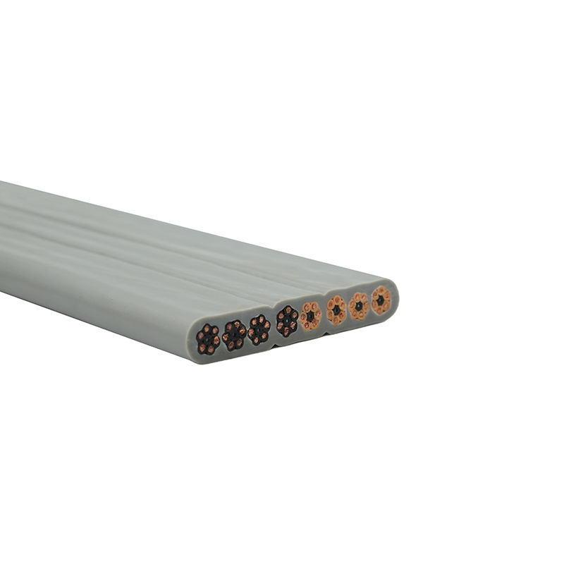 کابل مسطح آسانسور غلاف پی وی سی پی وی سی با هسته مسی