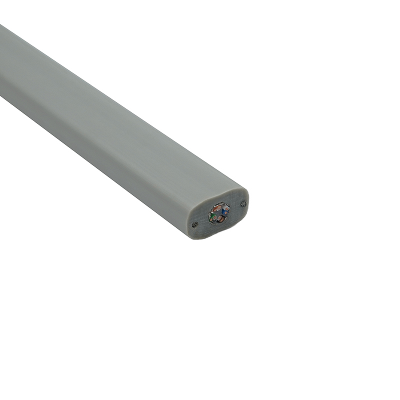 کابل مسطح آسانسور با سیم فولادی و 1 کابل وصله Cat6